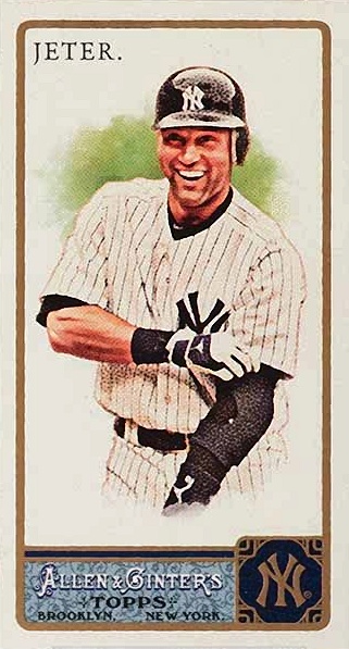 2011 Topps Allen & Ginter Derek Jeter #57 Baseball Card