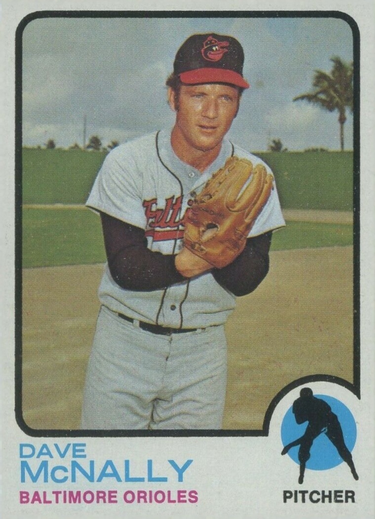 1973 Topps Dave McNally #600 Baseball Card
