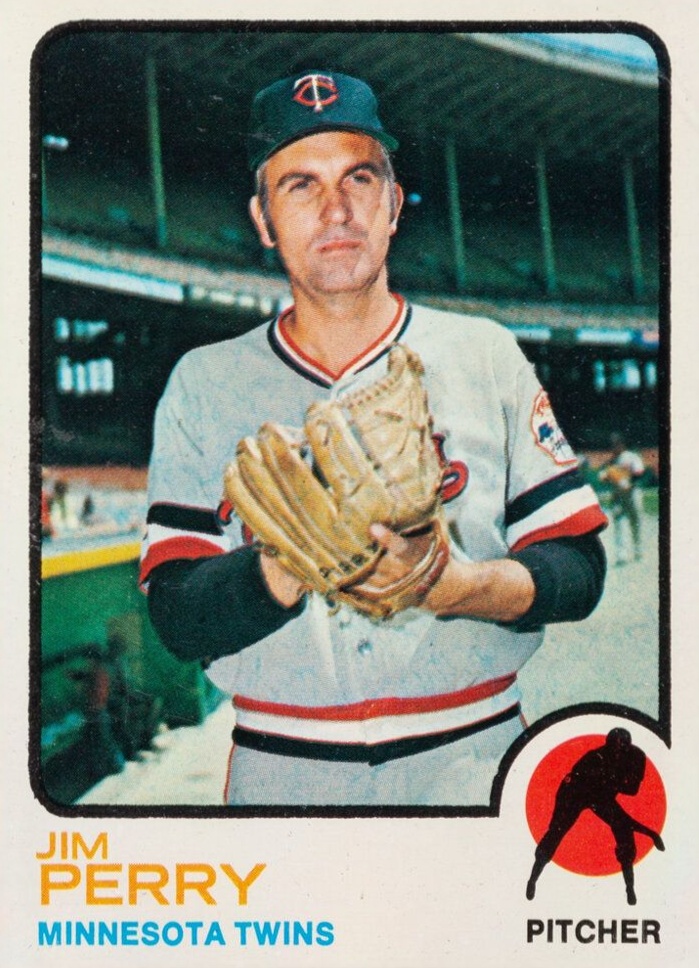 1973 Topps Jim Perry #385 Baseball Card