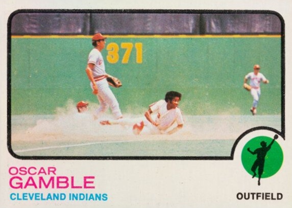 1973 Topps Oscar Gamble #372 Baseball Card
