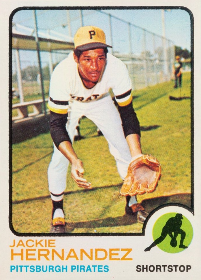 1973 Topps Jackie Hernandez #363 Baseball Card