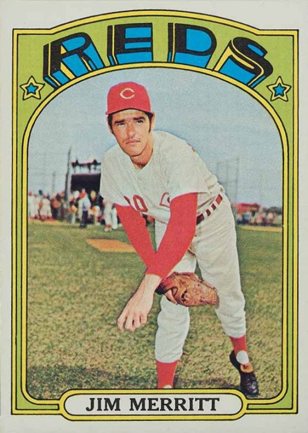 1972 Topps Jim Merritt #738 Baseball Card