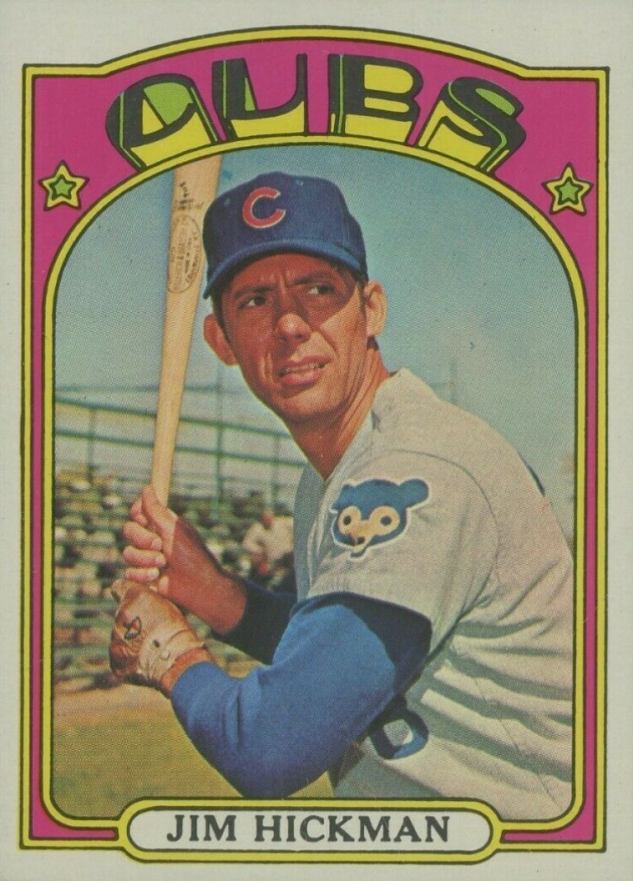 1972 Topps Jim Hickman #534 Baseball Card