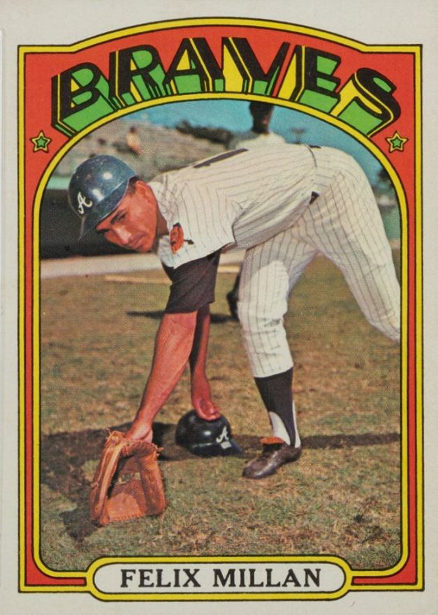 1972 Topps Felix Millan #540 Baseball Card