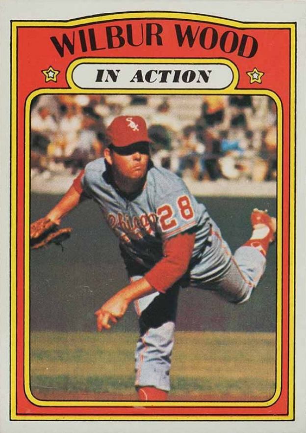 1972 Topps Wilbur Wood #554 Baseball Card