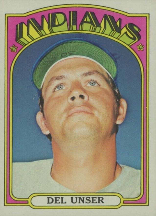 1972 Topps Del Unser #687 Baseball Card