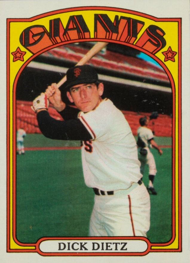 1972 Topps Dick Dietz #295 Baseball Card