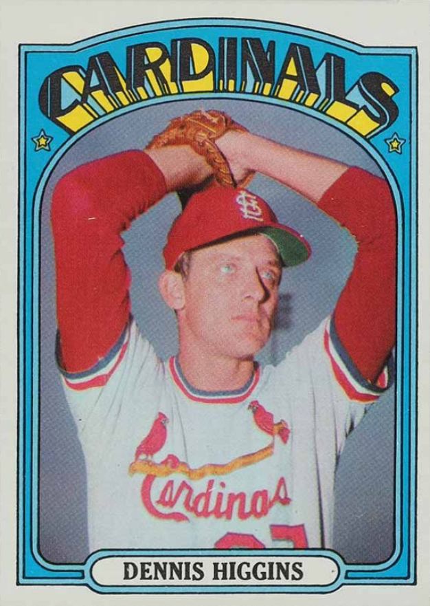 1972 Topps Dennis Higgins #278 Baseball Card