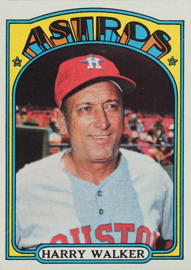 1972 Topps Harry Walker #249 Baseball Card