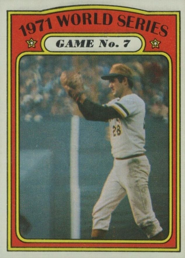1972 Topps World Series Game 7 #229 Baseball Card