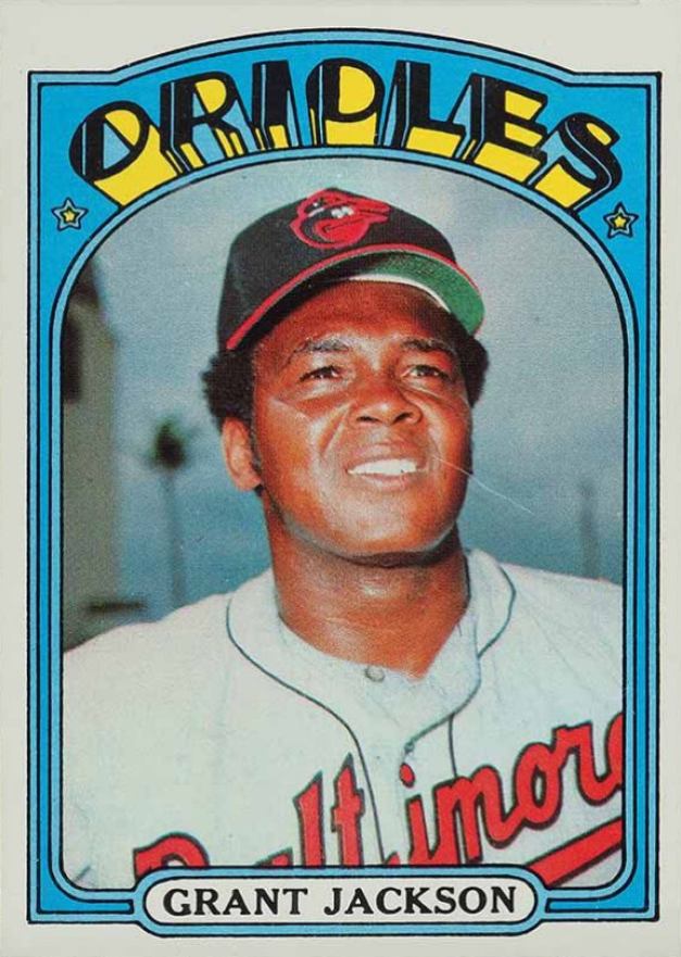 1972 Topps Grant Jackson #212 Baseball Card