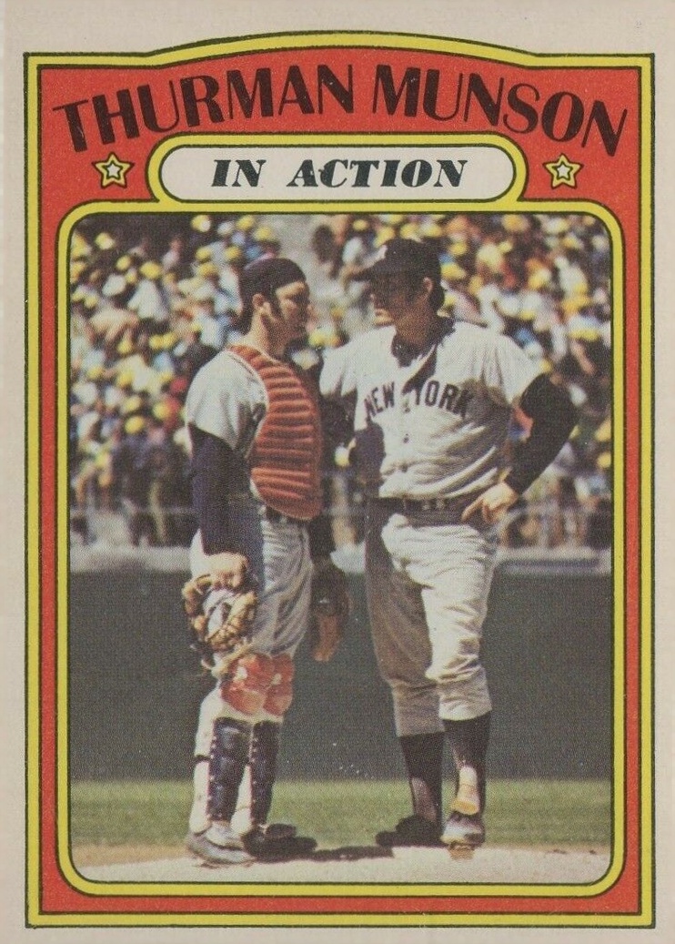 1972 O-Pee-Chee Thurman Munson #442 Baseball Card