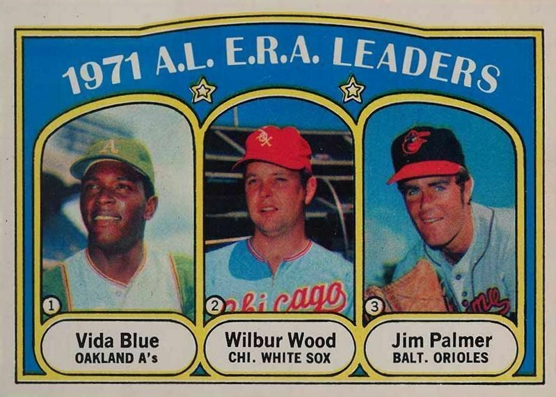 1972 O-Pee-Chee A.L. E.R.A. Leaders #92 Baseball Card
