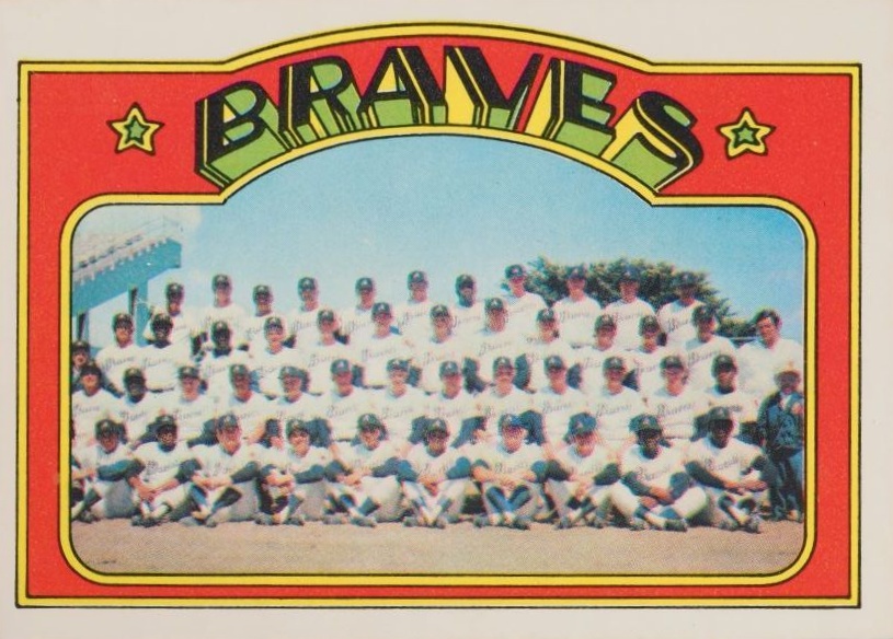 1972 O-Pee-Chee Braves Team #21 Baseball Card
