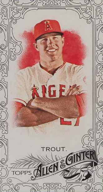2015 Topps Allen & Ginter Mike Trout #252 Baseball Card