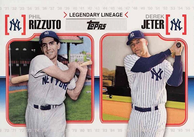 2010 Topps Legendary Lineage Derek Jeter/Phil Rizzuto #LL39 Baseball Card