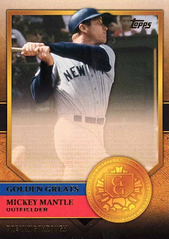 2012 Topps Golden Greats Mickey Mantle #GG-33 Baseball Card