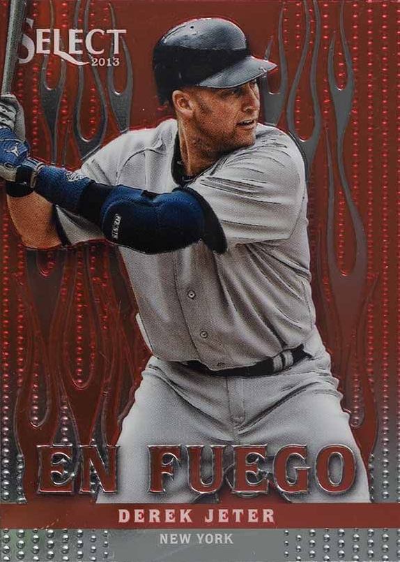 2013 Panini Select EN Fuego Derek Jeter #EF3 Baseball Card