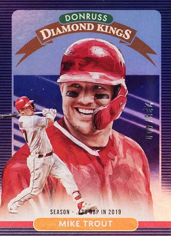 2020 Panini Donruss Mike Trout #9 Baseball Card