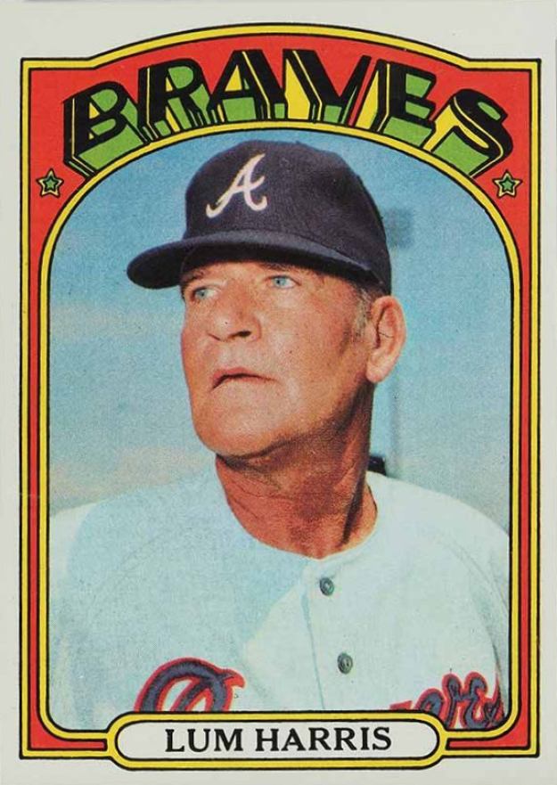 1972 Topps Lum Harris #484 Baseball Card