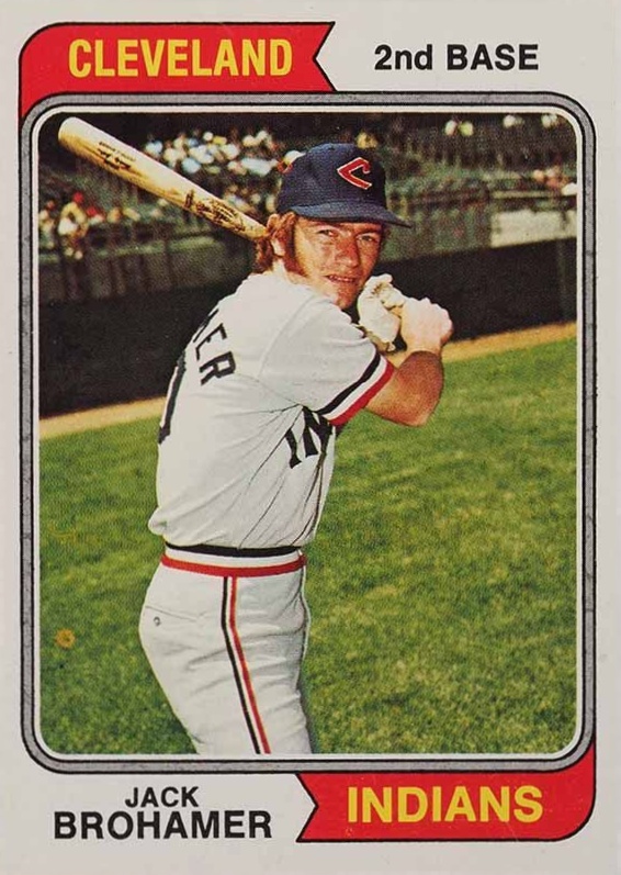 1974 Topps Jack Brohamer #586 Baseball Card