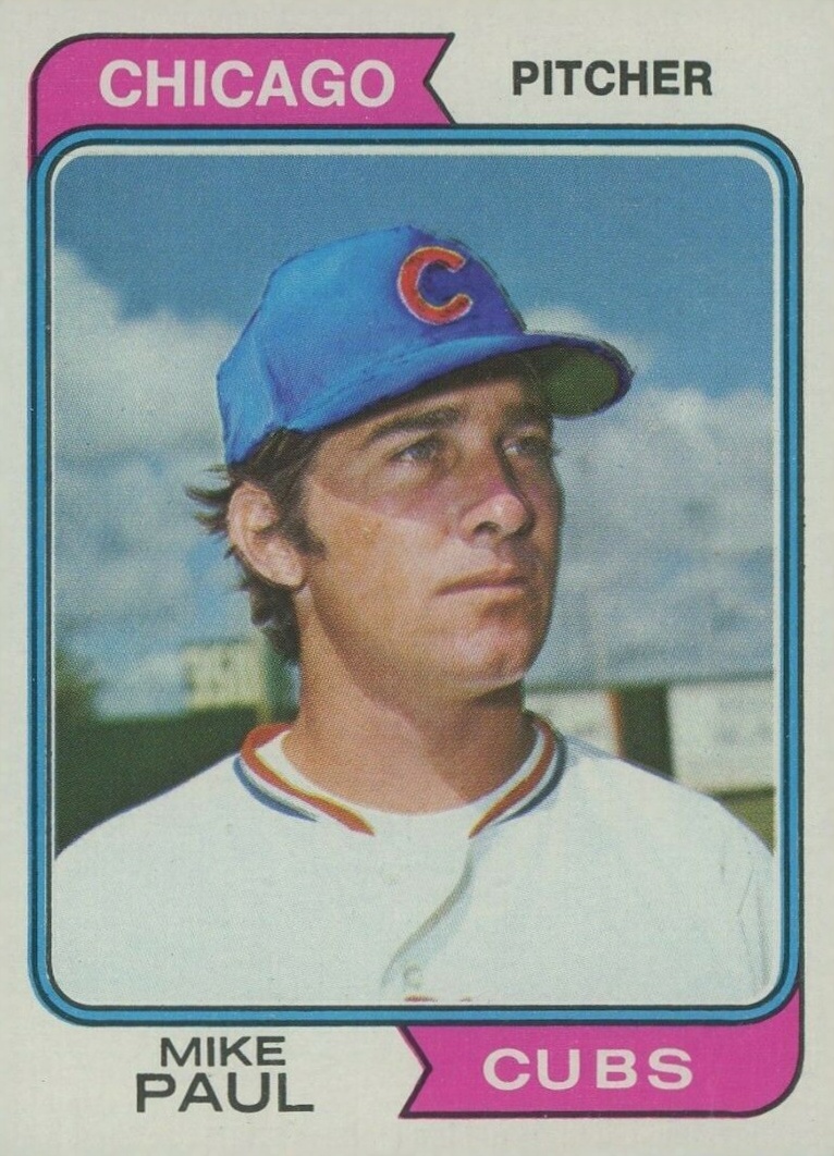 1974 Topps Mike Paul #399 Baseball Card