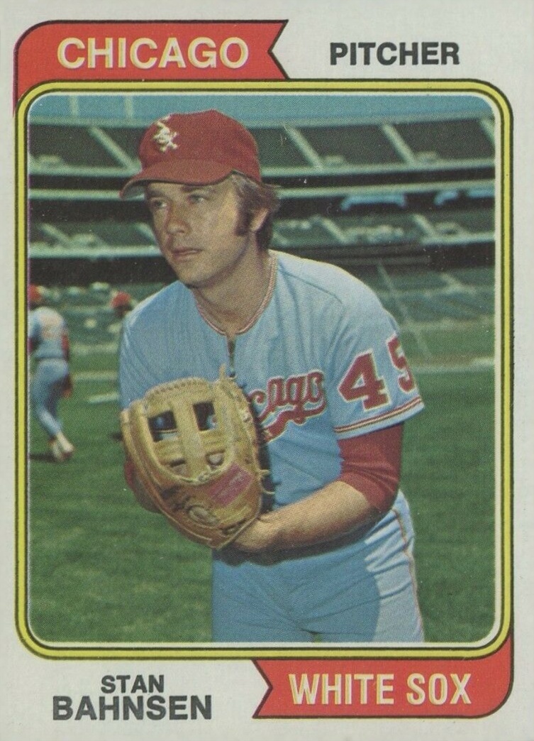 1974 Topps Stan Bahnsen #254 Baseball Card