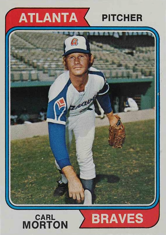1974 Topps Carl Morton #244 Baseball Card