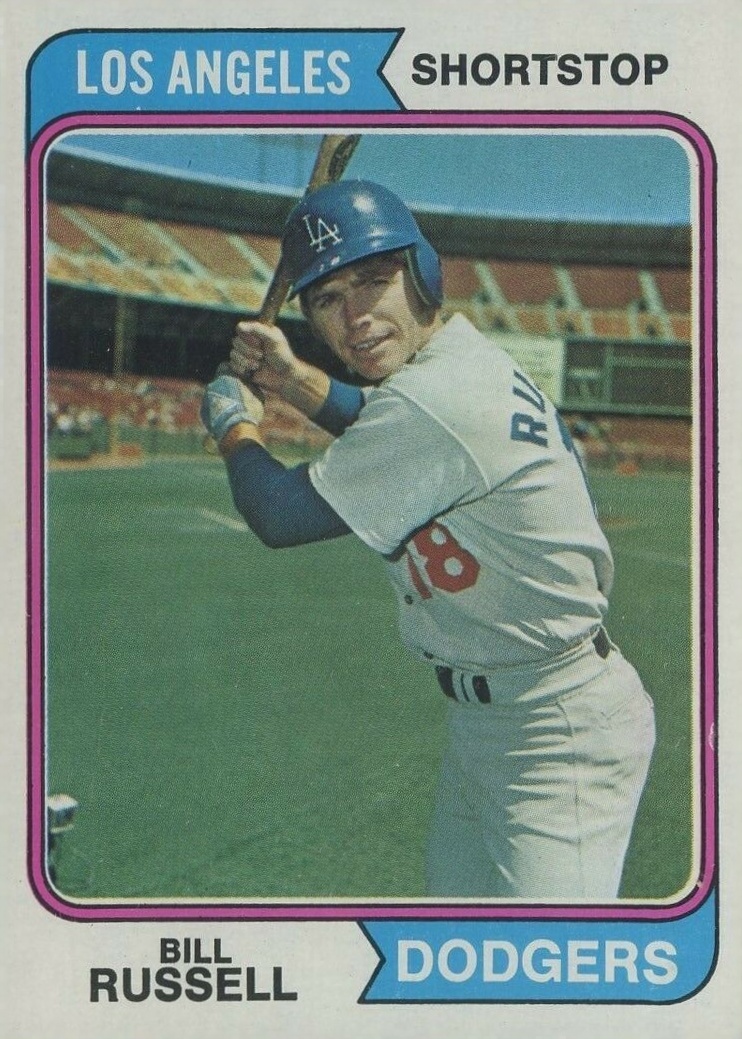 1974 Topps Bill Russell #239 Baseball Card