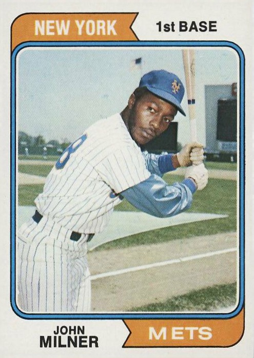 1974 Topps John Milner #234 Baseball Card