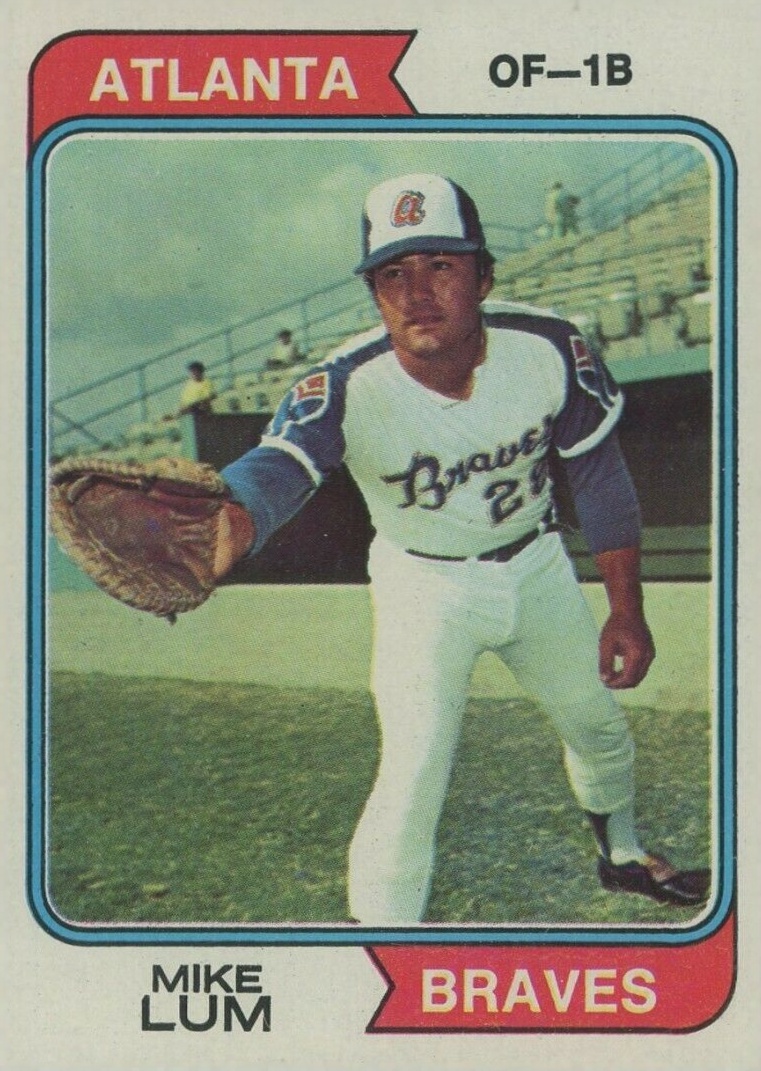 1974 Topps Mike Lum #227 Baseball Card