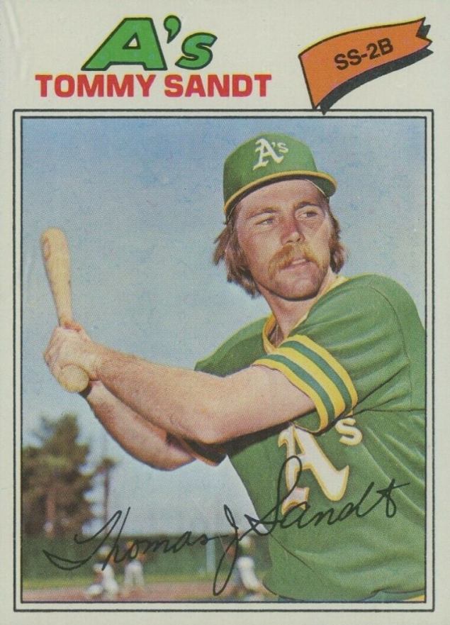 1977 Topps Tommy Sandt #616 Baseball Card