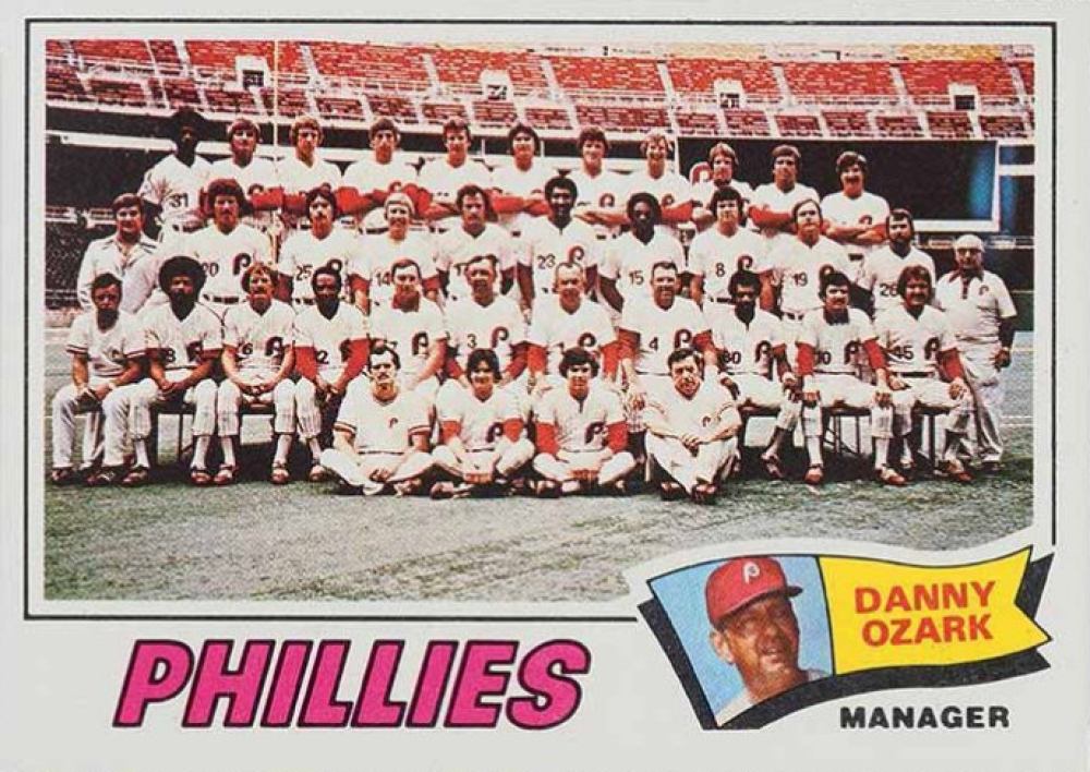 1977 Topps Philadelphia Phillies Team #467 Baseball Card