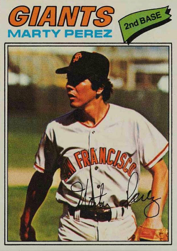 1977 Topps Marty Perez #438 Baseball Card