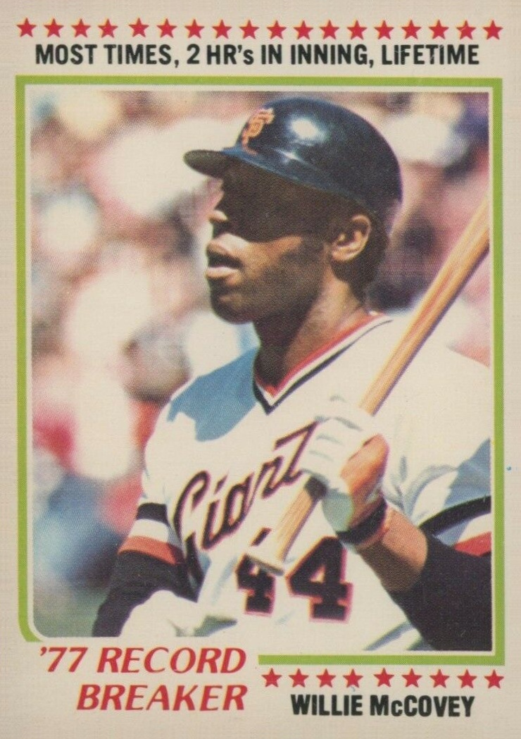 1978 O-Pee-Chee Willie McCovey #238 Baseball Card