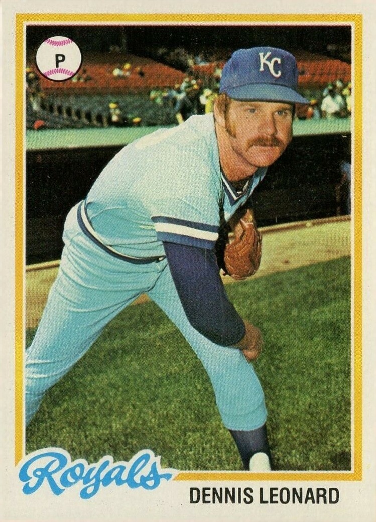 1978 Topps Dennis Leonard #665 Baseball Card