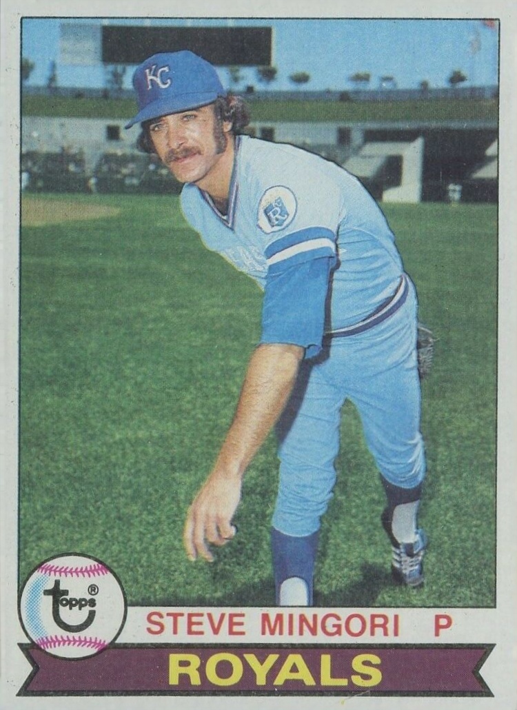 1979 Topps Steve Mingori #72 Baseball Card