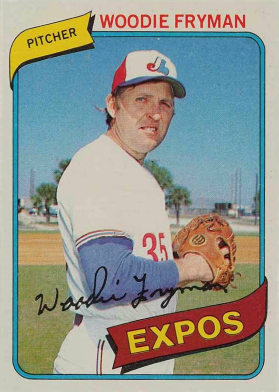 1980 Topps Woodie Fryman #607 Baseball Card