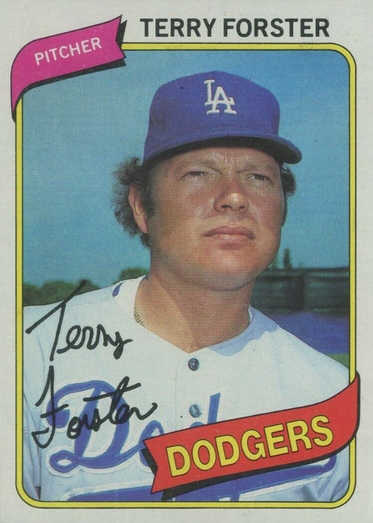 1980 Topps Terry Forster #605 Baseball Card