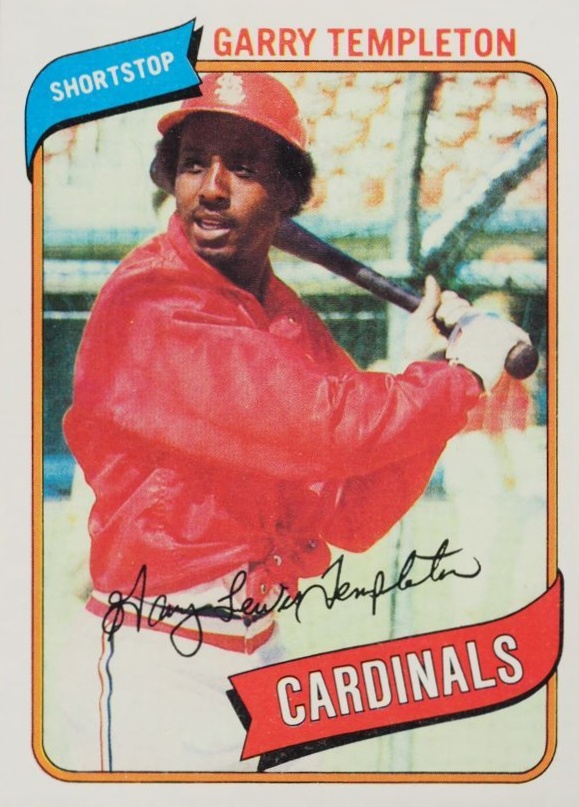 1980 Topps Garry Templeton #587 Baseball Card