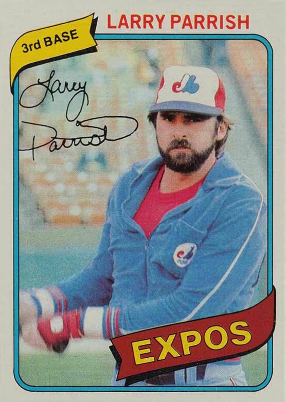 1980 Topps Larry Parrish #345 Baseball Card