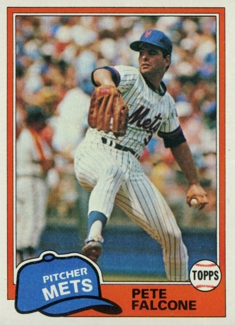 1981 Topps Pete Falcone #117 Baseball Card