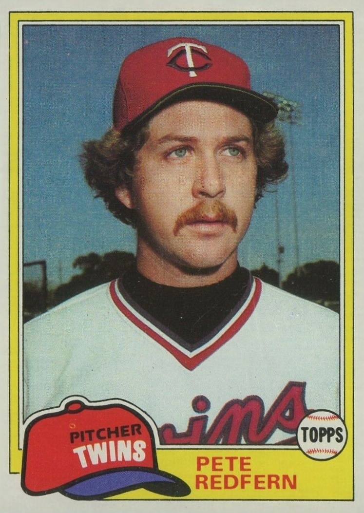 1981 Topps Pete Redfern #714 Baseball Card