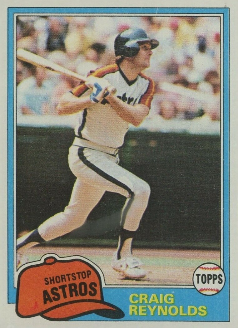 1981 Topps Craig Reynolds #617 Baseball Card