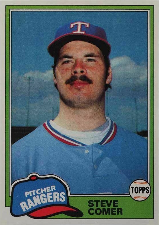 1981 Topps Steve Comer #592 Baseball Card
