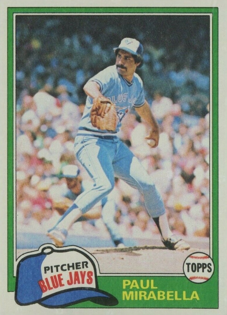 1981 Topps Paul Mirabella #382 Baseball Card