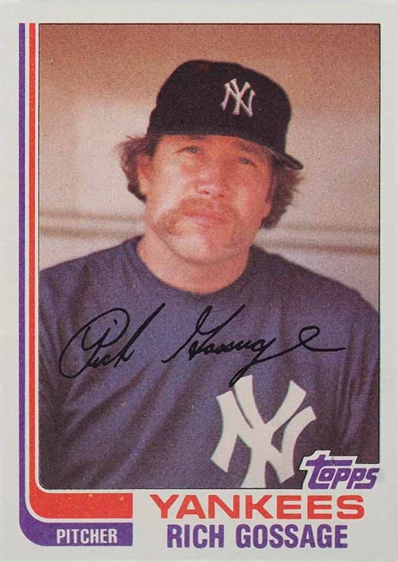 1982 Topps Rich Gossage #770 Baseball Card