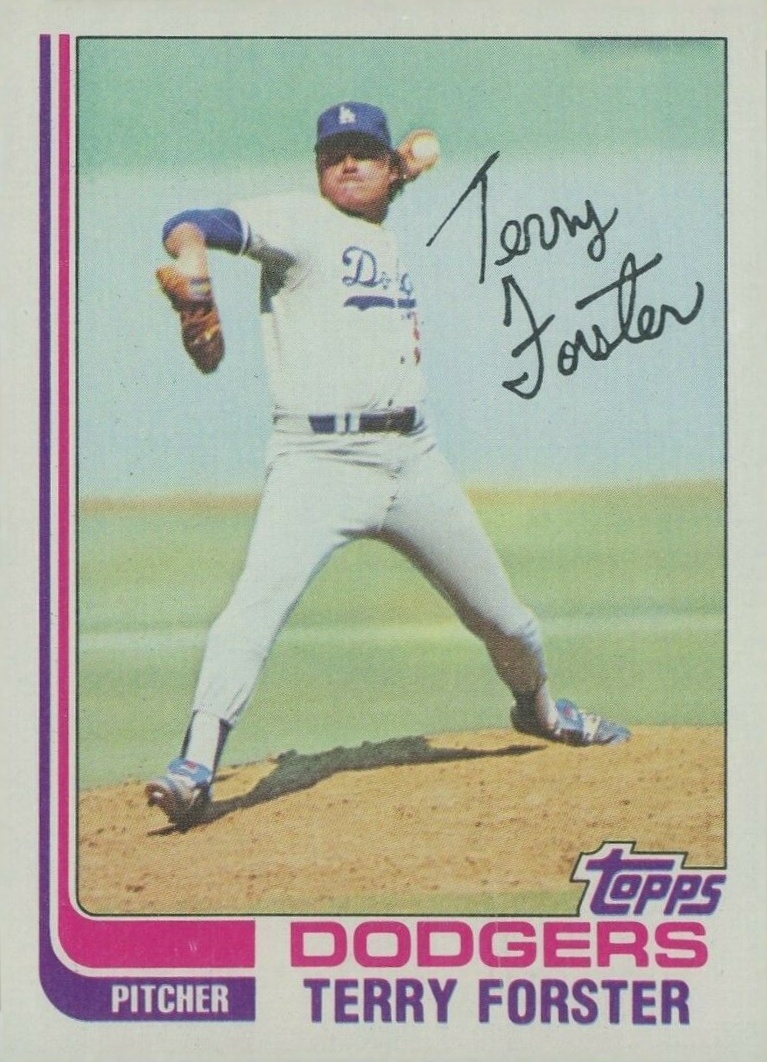 1982 Topps Terry Forster #444 Baseball Card