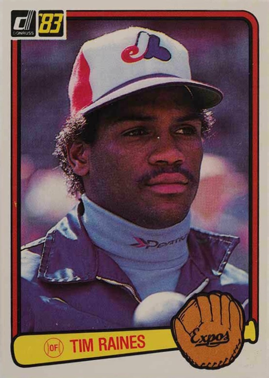 1983 Donruss Tim Raines #540 Baseball Card