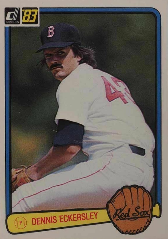 1983 Donruss Dennis Eckersley #487 Baseball Card